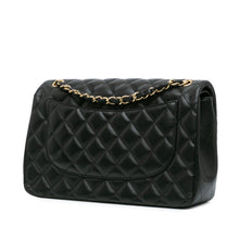 Chanel | Pre-Owned Jumbo Classic Lambskin Double Flap - II | Black