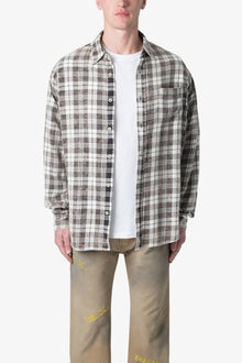 Vintage Plaid Shirt | Black x Natural