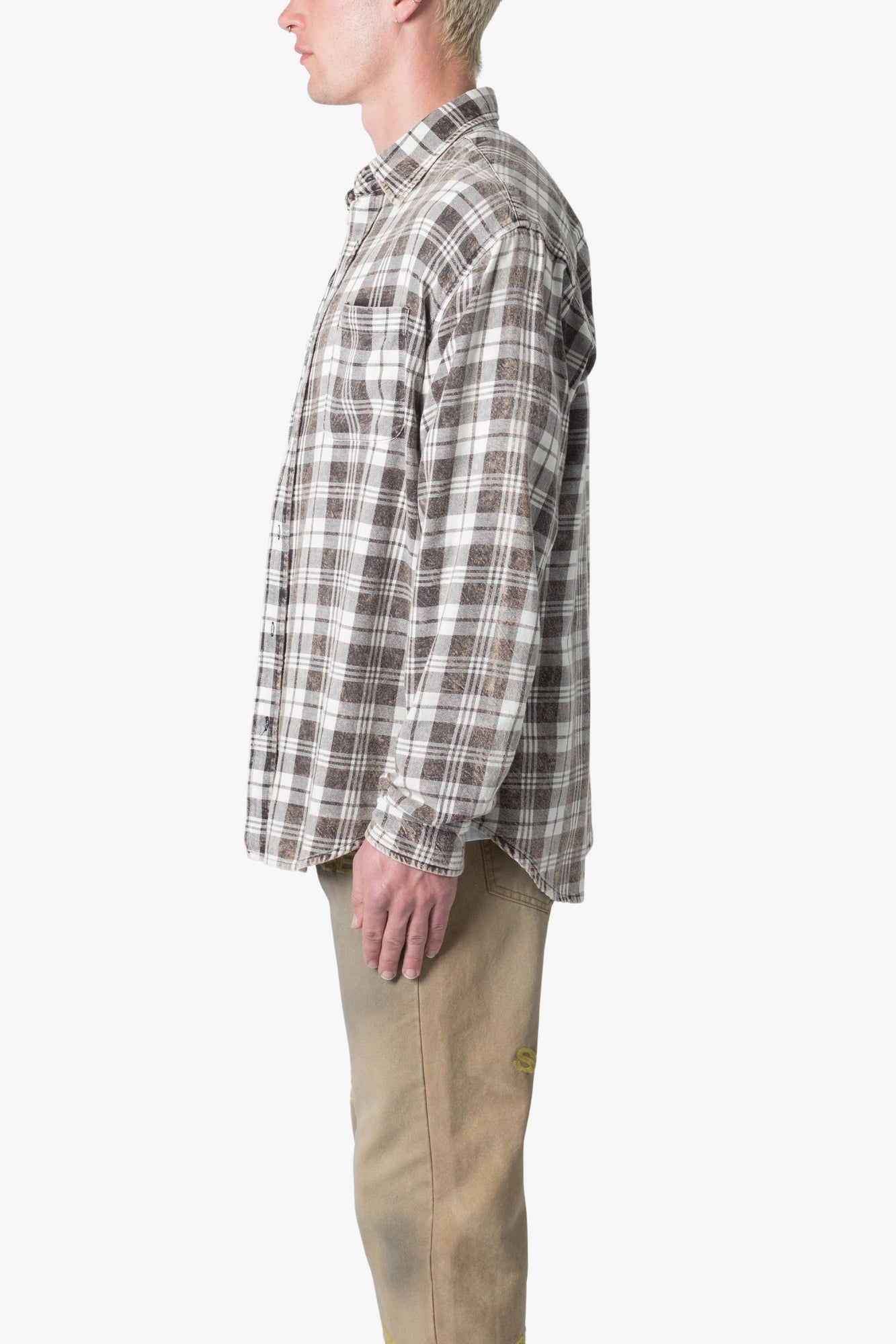 Vintage Plaid Shirt | Black x Natural