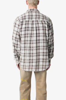Vintage Plaid Shirt | Black x Natural
