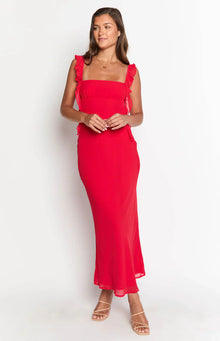 Viona Maxi Dress | Red