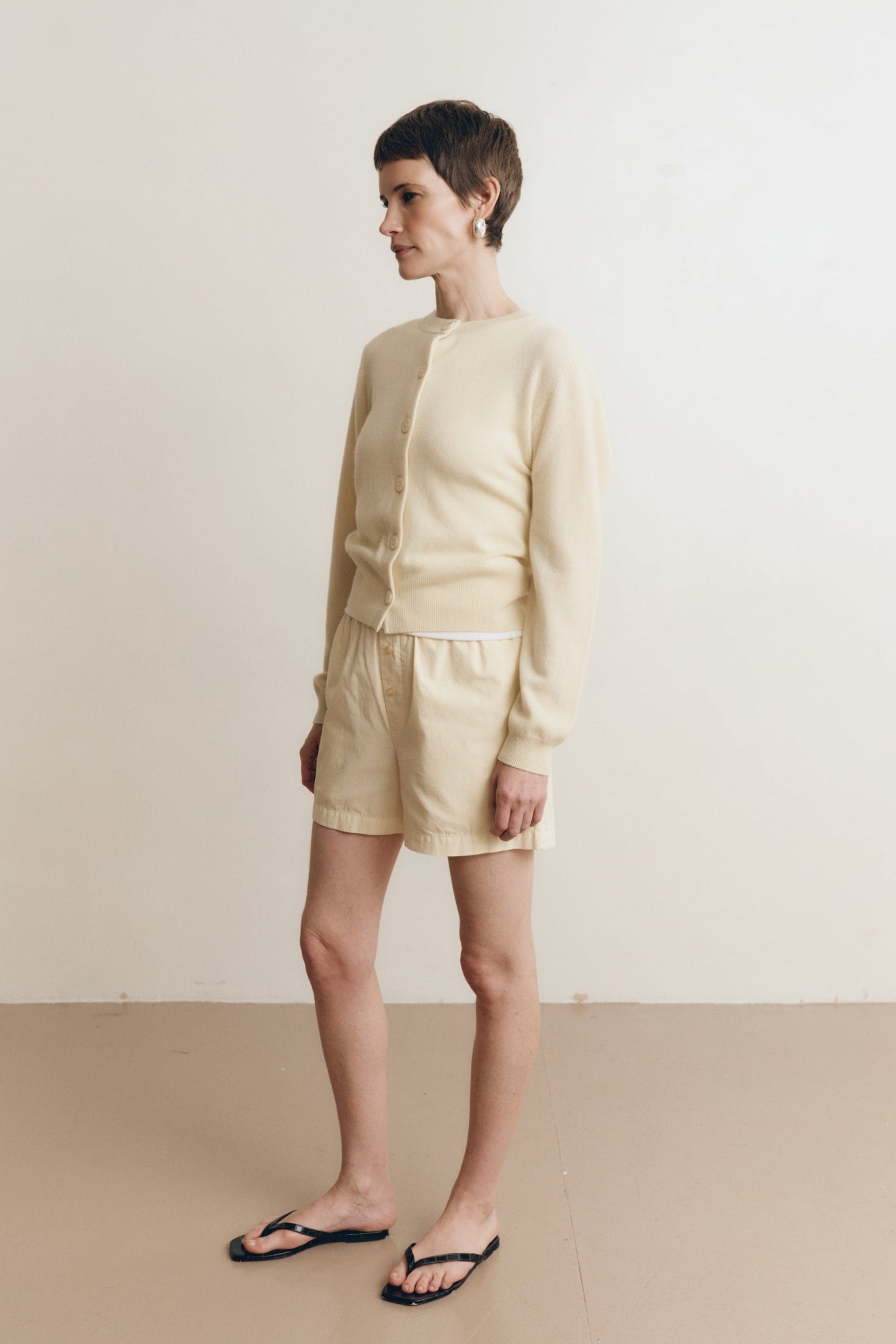 Isla Organic Cotton Poplin Short | Butter