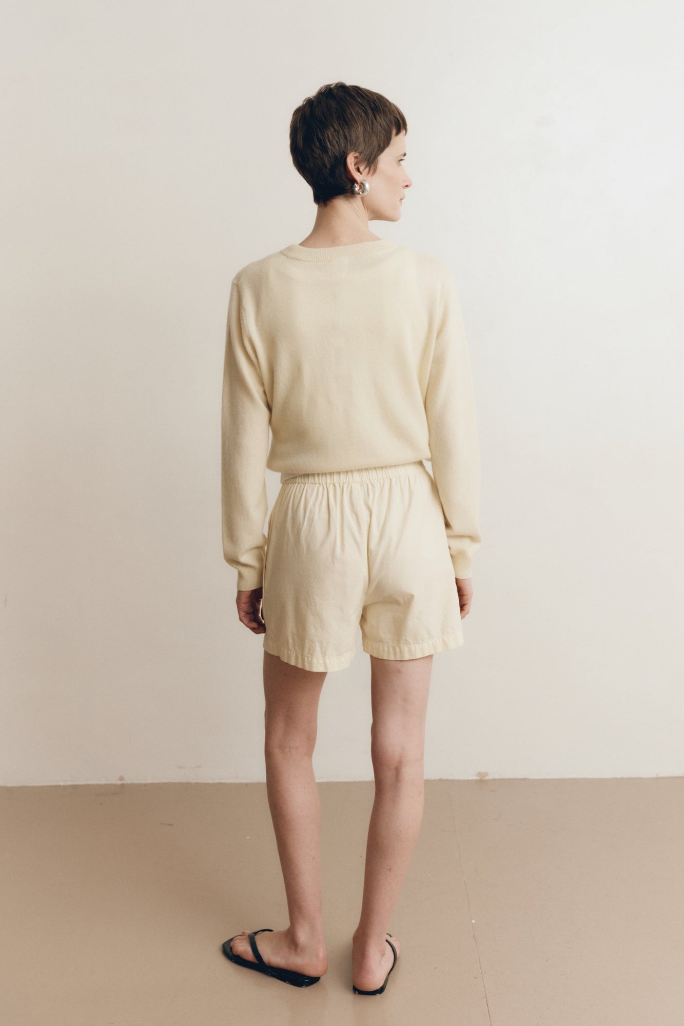 Isla Organic Cotton Poplin Short | Butter