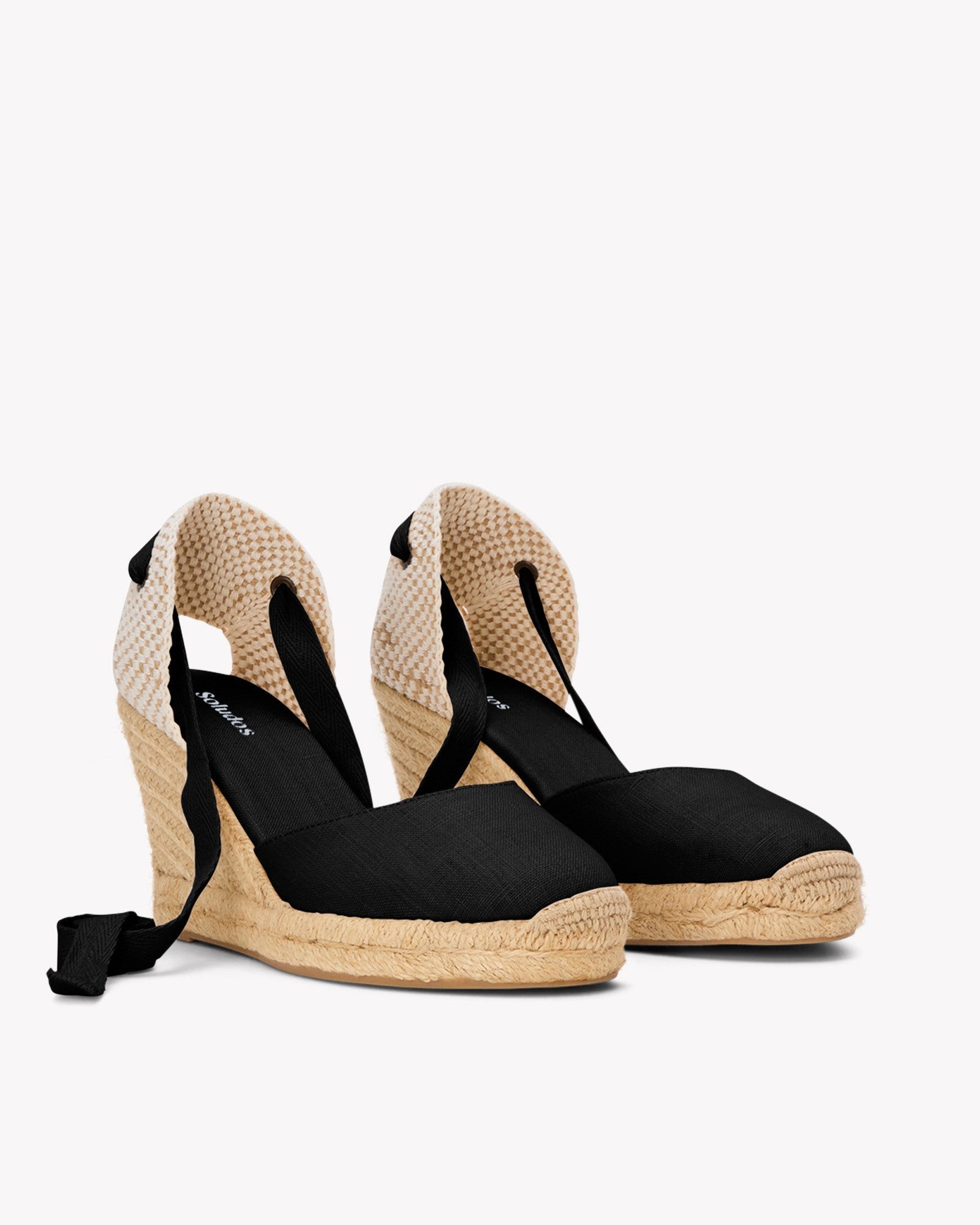 Womens | Marseille Wedge Espadrille | Noche Black