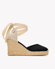 Womens | Marseille Wedge Espadrille | Noche Black