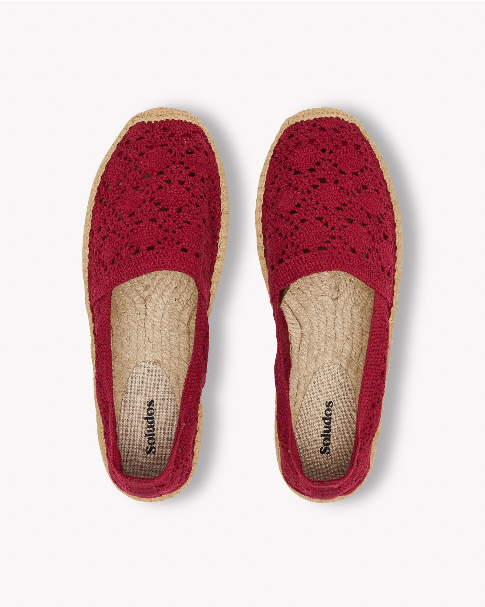 Womens | Original Espadrille | Crochet | Reef Red