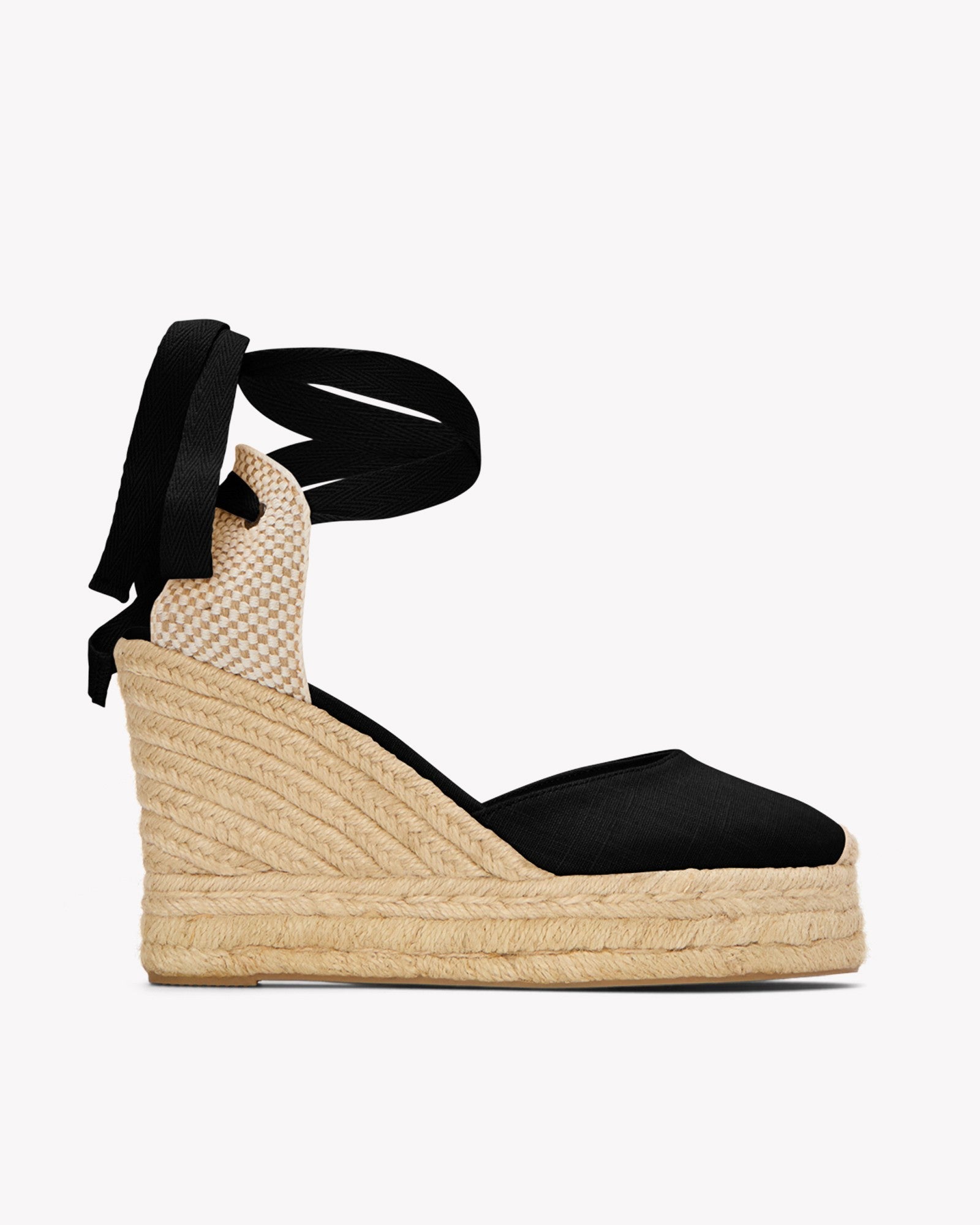 Womens | Marseille Platform Wedge Espadrille | Noche Black