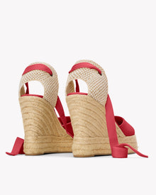 Womens | Marseille Platform Wedge Espadrille | Reef Red