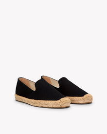 Womens | Smoking Espadrille | Noche Black
