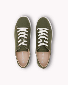 Womens | Ibiza Canvas Sneaker | Oliva Green