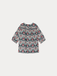 Girl | Felicie Smocked Dress | Fig