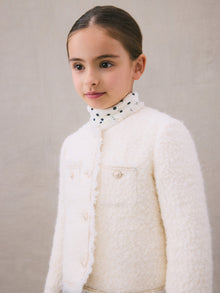 Girl | Giacinta Tweed Jacket | Ivory