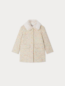 Girl | Gloriane Tweed Coat | Multicolored