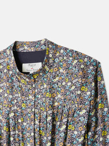 Women | Bonpoint X Vanessa Seward Gentlewoman Made With Liberty Fabric Dress | Slate Grey