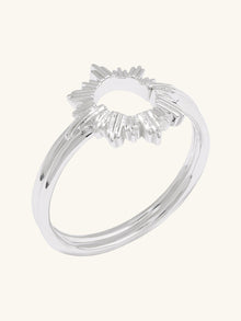 Sunseeker Ring Set | Silver Rhodium Plated Brass