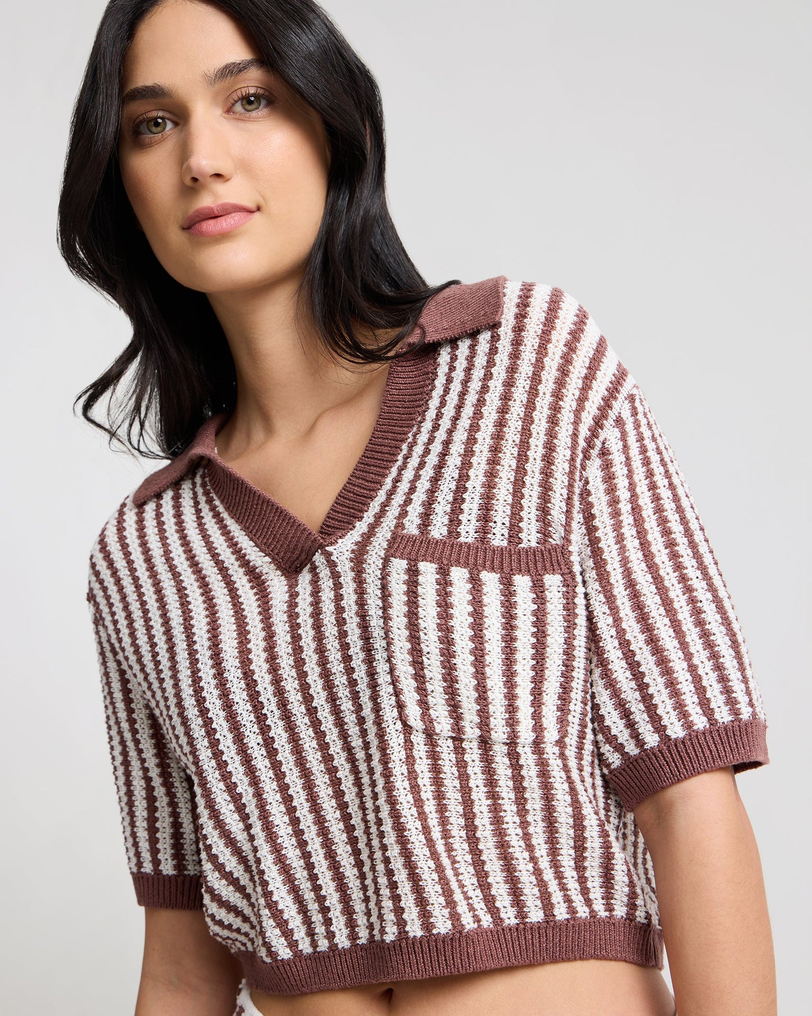 Brown/White