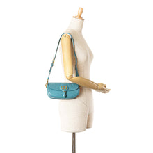 Dior | Pre-Owned Calfskin Bobby East West Crossbody | Blue/Light Blue