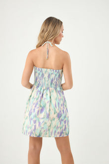 Winsor Short Dress | Flow Print