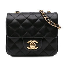 Chanel | Pre-Owned Micro Quilted Lambskin Single Flap | Black
