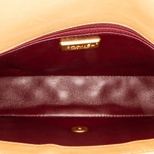 Chanel | Pre-Owned Medium Classic Lambskin Metal Edge Shoulder Bag | Yellow