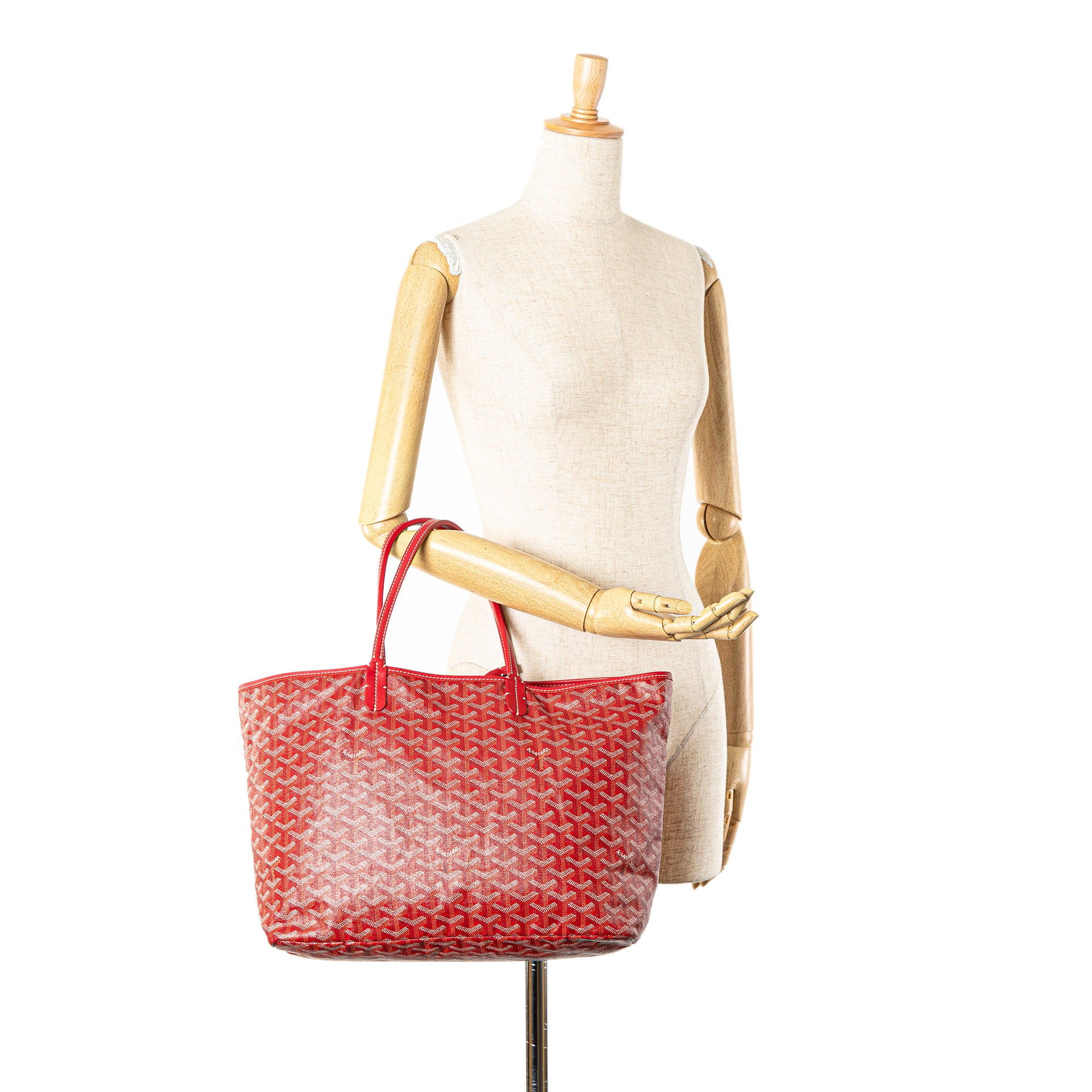Goyard | Pre-Owned Goyardine Saint Louis PM | Red