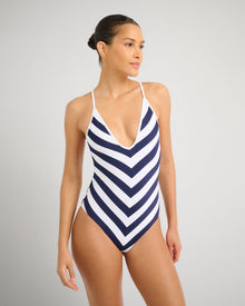 Deep Navy/White