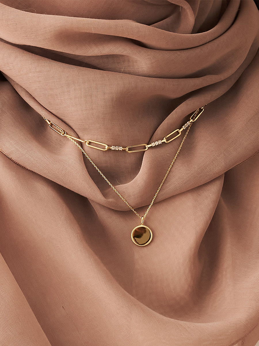 Full Circle Necklace | 14K Gold Vermeil