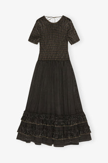 Washed Smock Dress | Black (V1)