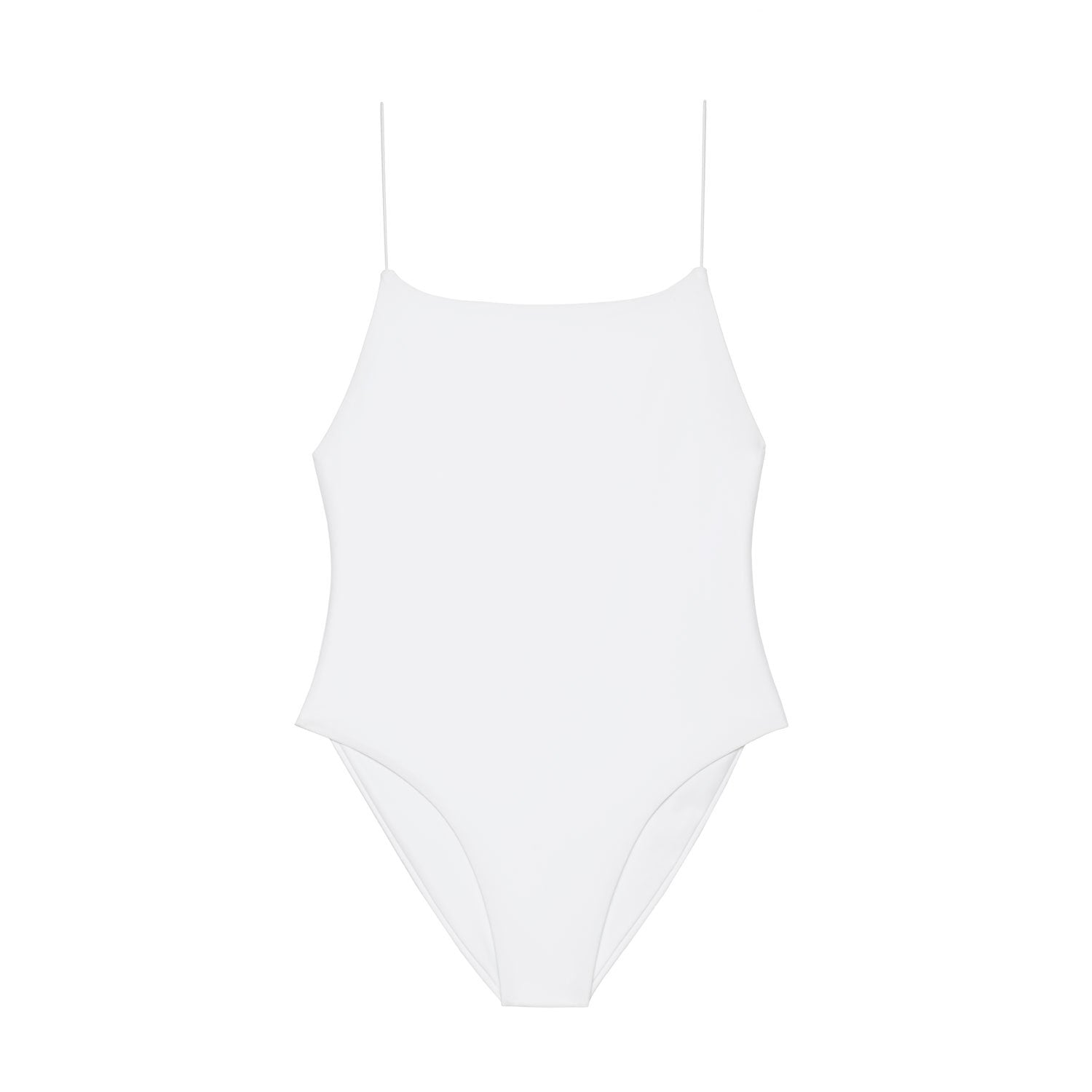 Micro Trophy One Piece | White Matte
