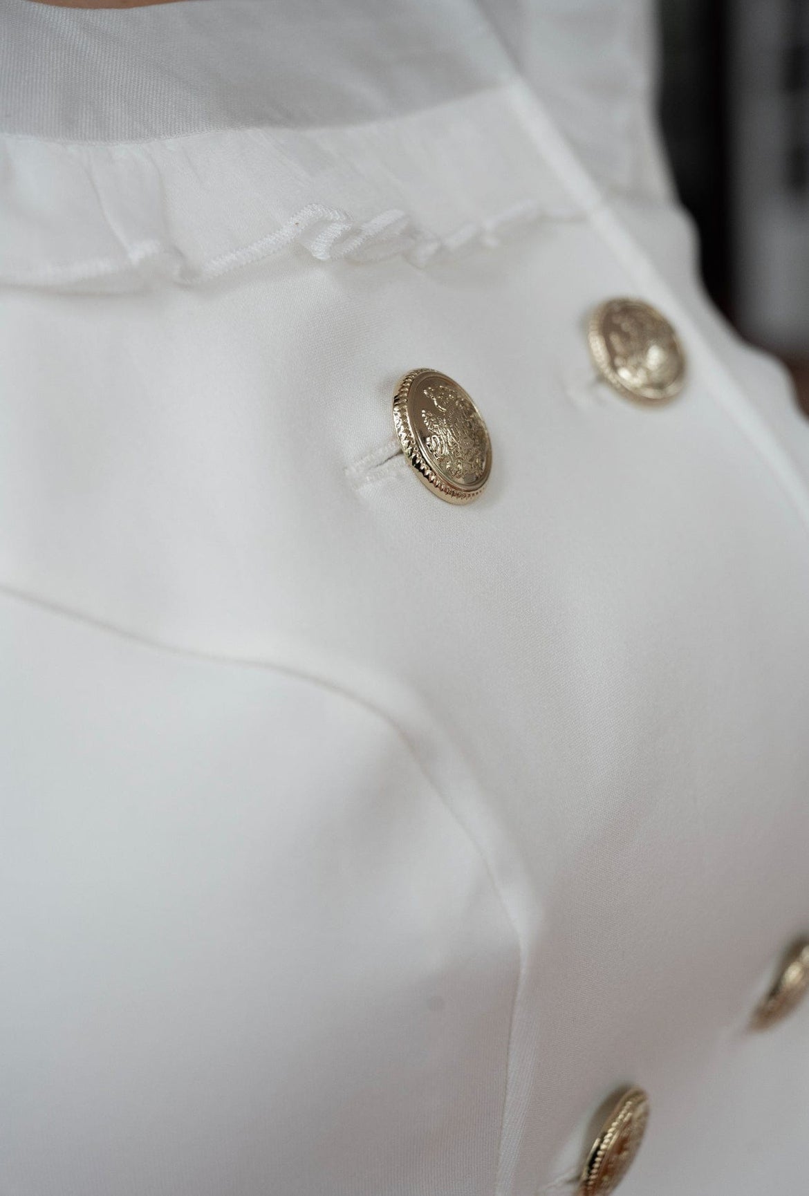Women | Tuxedo Mom Dress | White