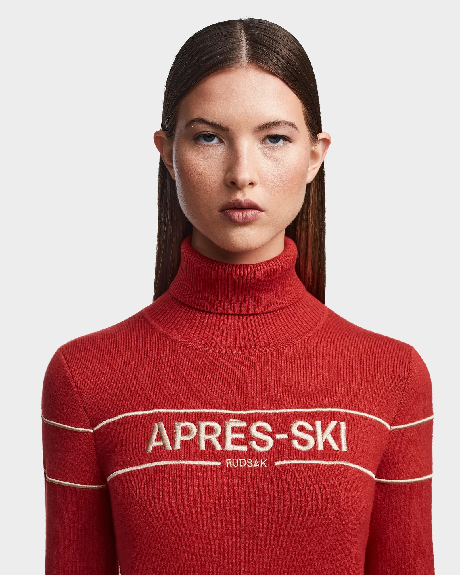 Women | ERIKA Ski Sweater | Orange