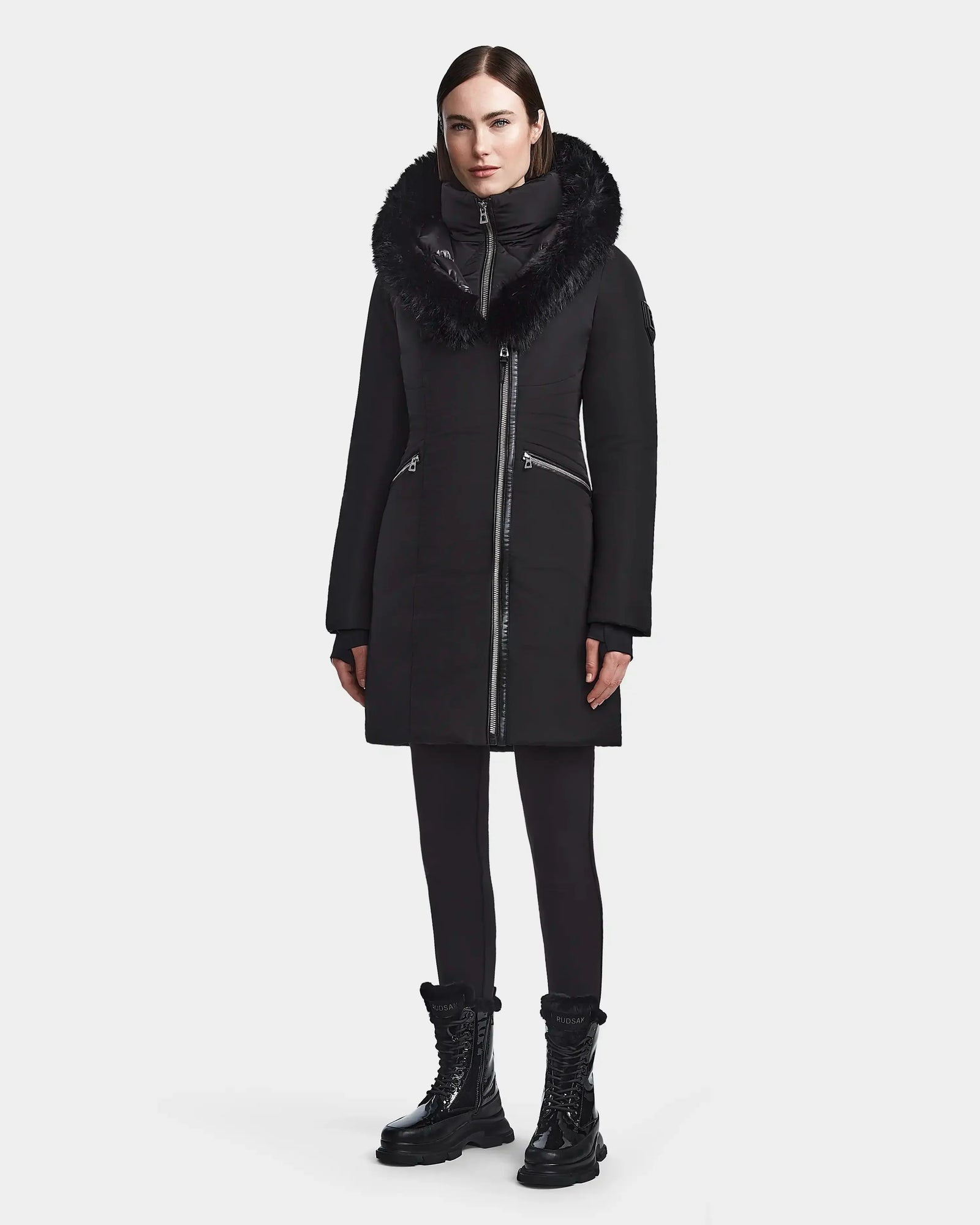 Women | CORA Down Parka | Black