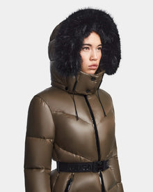 Women | CHRISTELLE S Down Puffer | Light Olive