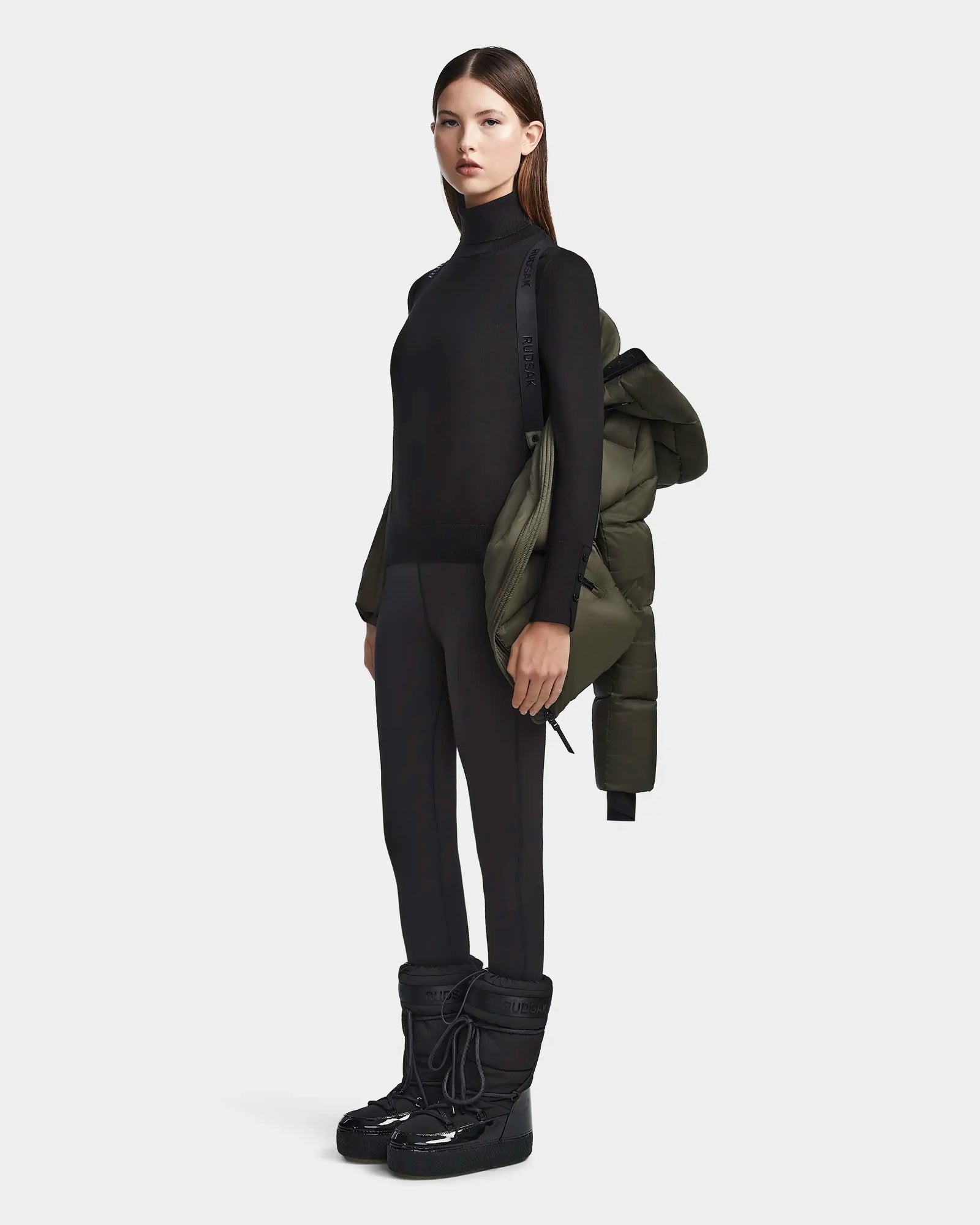 Women | RITA M Down Puffer | Light Olive