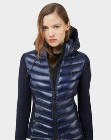 Women | MALYA Hybrid Lightweight Down Jacket | Deep Blue