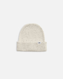 Wool Speckle Beanie (Snow White) | White