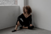 Wrap Neck Jumpsuit | Black