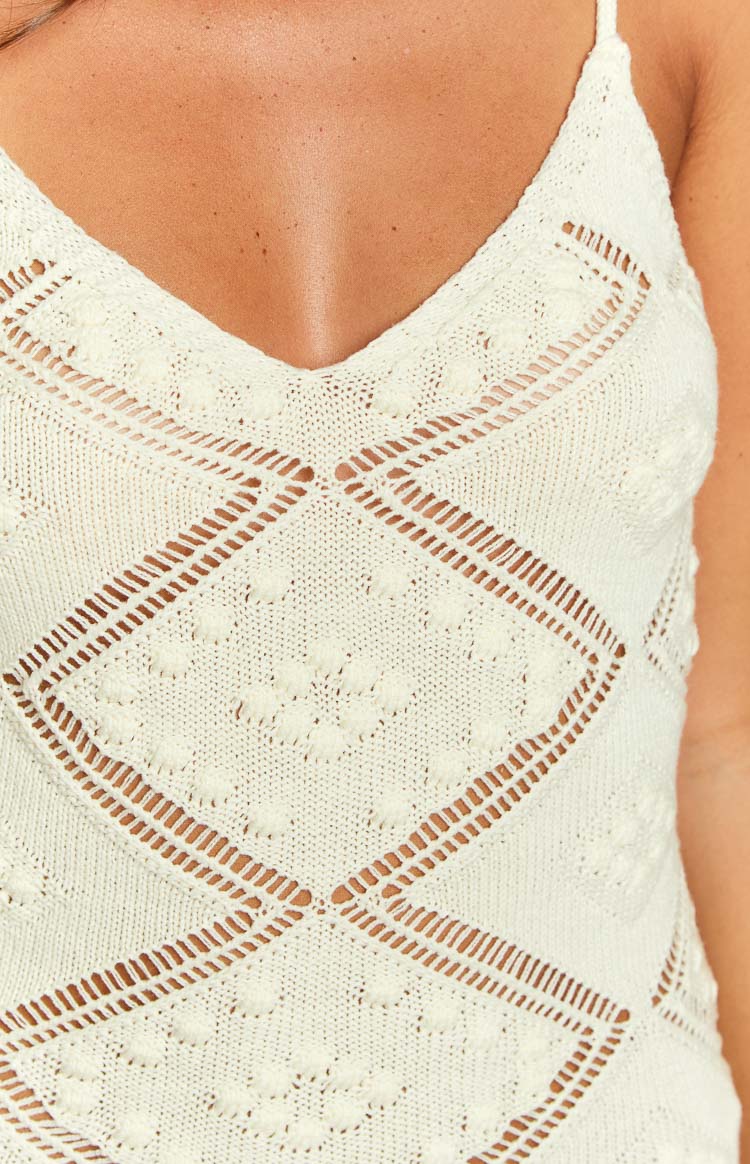 Wyoma Knit Mini Dress | Cream
