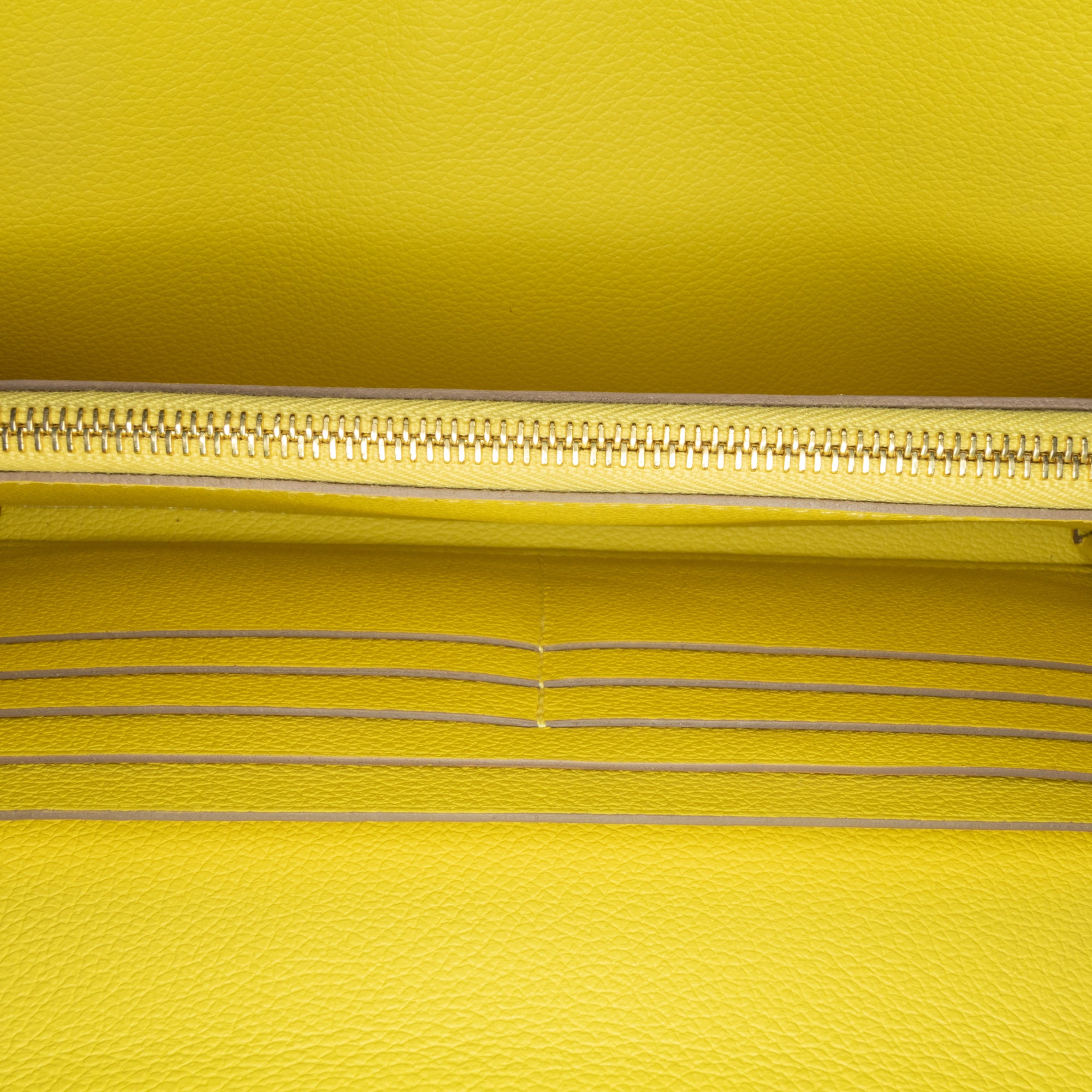 Hermes | Pre-Owned Evercolor Constance Wallet To Go | Yellow