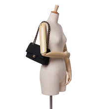 Chanel | Pre-Owned Medium Classic Jersey Double Flap | Black