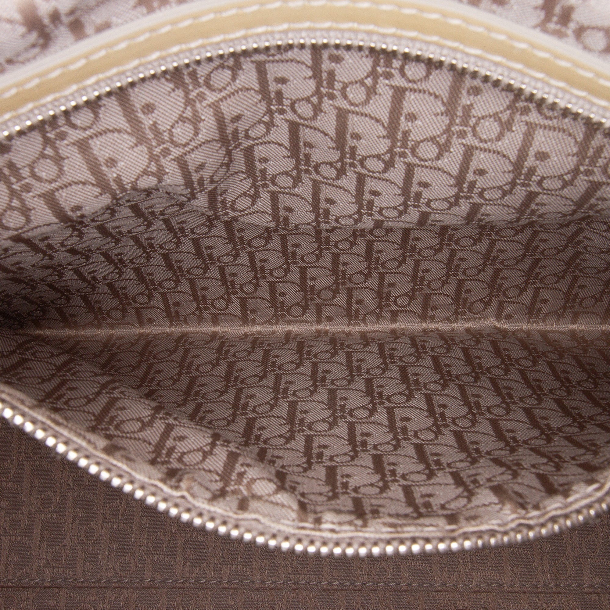 Dior | Pre-Owned Large Patent Cannage Lady | Tan