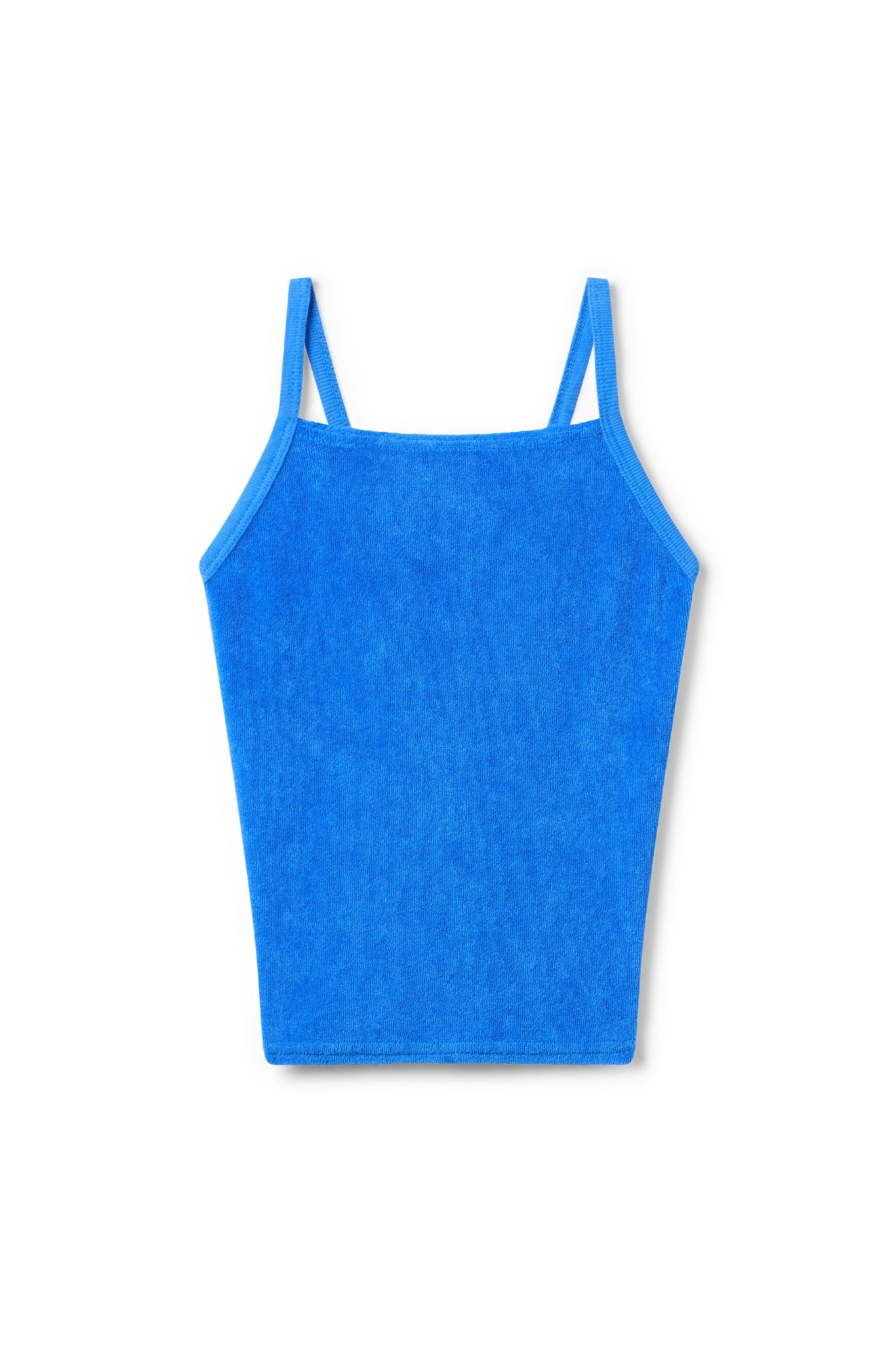 Women | Vintage Terry Laced-Back Crop Tank | Marina
