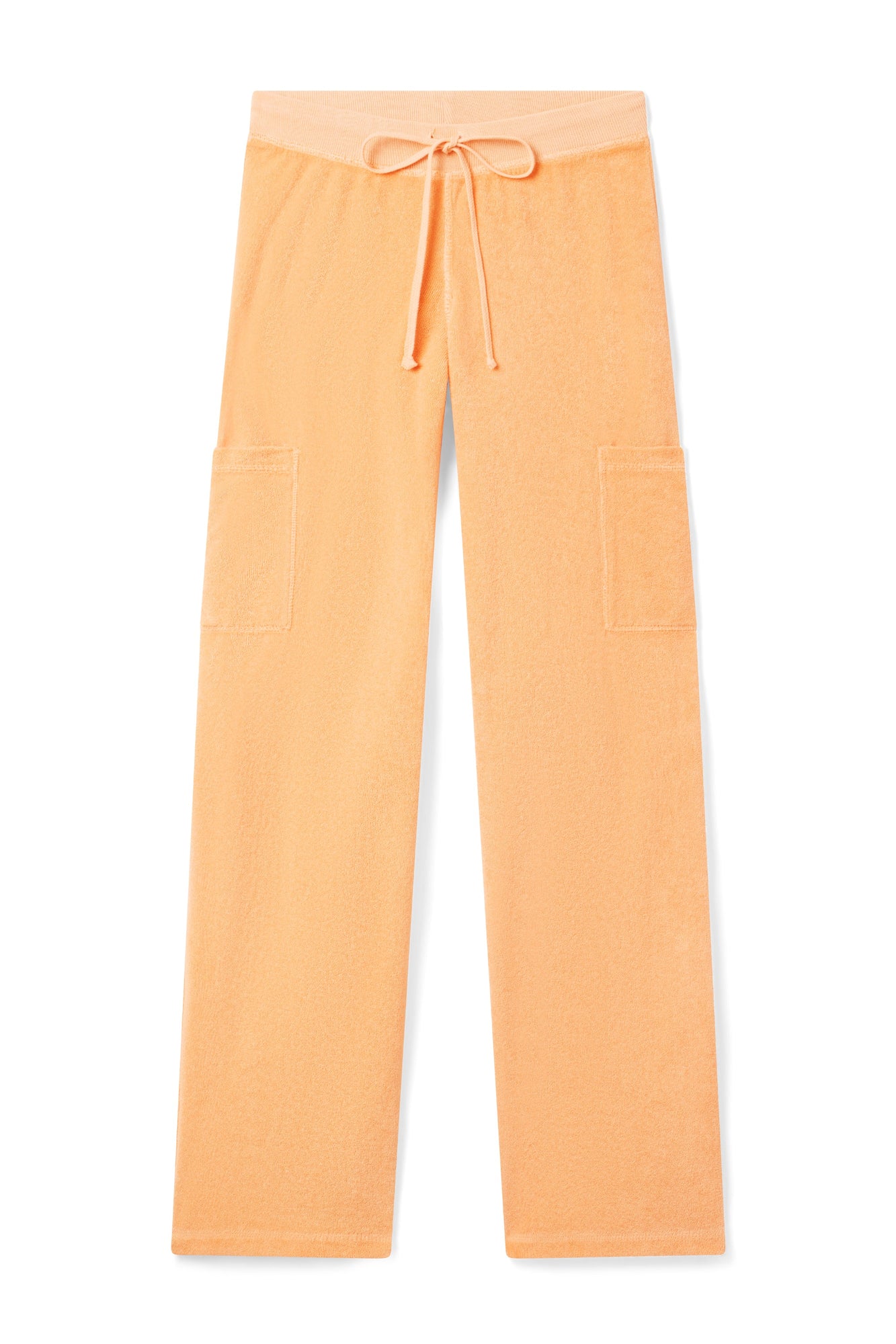 Women | Vintage Terry Low Rise 4 Pocket Pant | Orange Creamsicle