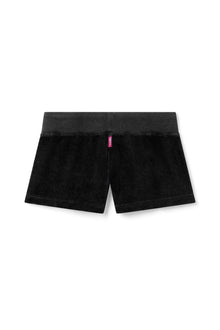 Women | Vintage Terry Lace-Up Short | Black