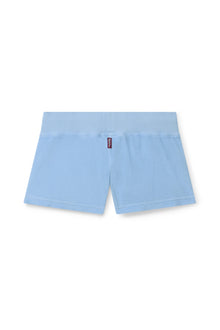 Women | Vintage Terry Lace-Up Short | Periwinkle