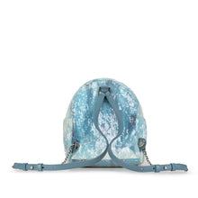 Chanel | Pre-Owned Mini Sequins and Lambskin Waterfall Backpack - I | Blue/Light Blue