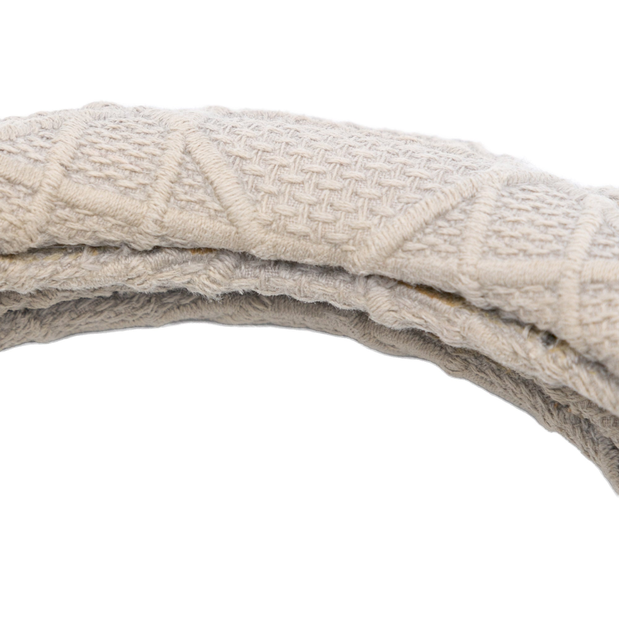 Dior | Pre-Owned Medium Canvas Cannage Lady D Lite - I | Gray/Light Gray