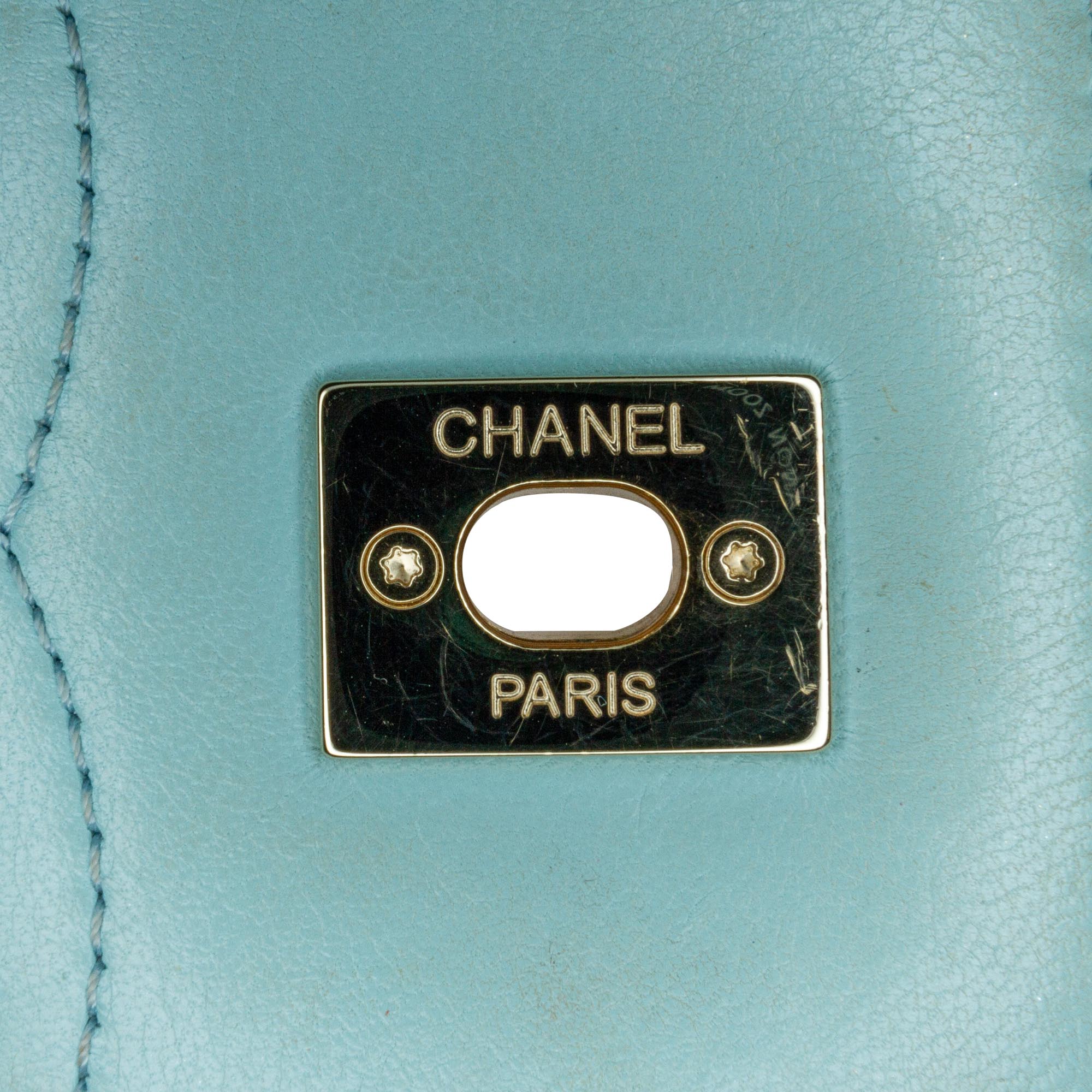 Chanel | Pre-Owned Small Quilted Lambskin Trendy CC Flap | Blue/Light Blue