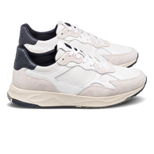 Womens | Zuma | White Leather Navy