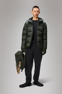 Rains Alta Puffer Jacket Green Jacket